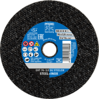 PFERD TOOLS Rezné kotúče EHT 76-3,0 SG STEELOX/10,0