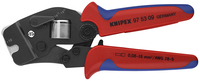 KNIPEX 97 53 09 SB Automatické lisovacie kliešte pre dutinky s predným vkladaním s multi-komponentný