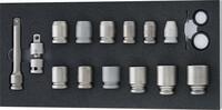 WERA Modul CT 1/3 18 diel hlavice rázové 1/2" Wera