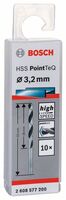 BOSCH Skrutkovitý vrták HSS PointTeQ 3,2 mm