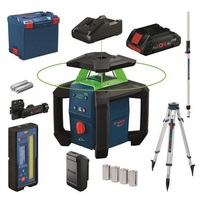 BOSCH PRO GRL18V-4-34CVG - Rotačný laser so statívom a latou - 0615A500DH
