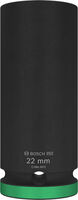 BOSCH Nástrčný kľúč PRO Impact Socket, 1/2", 22 mm, hlboký - 2608003053