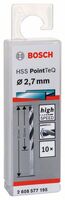 BOSCH Skrutkovitý vrták HSS PointTeQ 2,7 mm