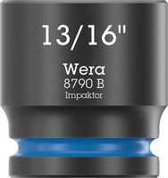 WERA 8790 B Nástrojová hlavica Impaktor s pripojovacím rozmerom 3/8", 13/16" x 32 mm