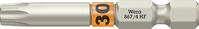 WERA Bit z TVrdého materiál 1/4" DIN 3126 E6.3 T30x50mm s funkciou uchytenia Wera