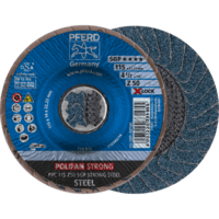 PFERD TOOLS POLIFAN-Disky s plochým okrajom PFC 115 Z 50 SGP STRONG STEEL/X-LOCK