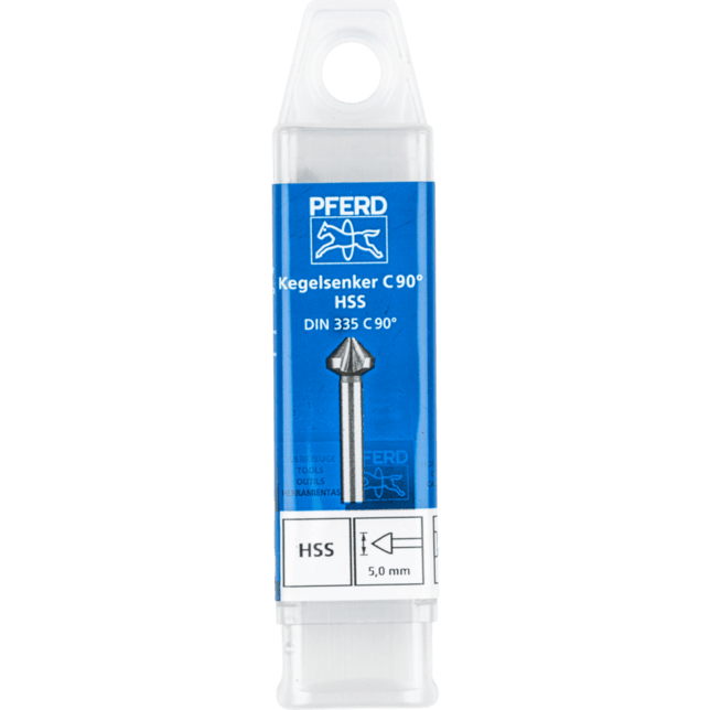 PFERD TOOLS Vrtacie a ponorné nástroje KES HSS DIN 335 C90° 5,0