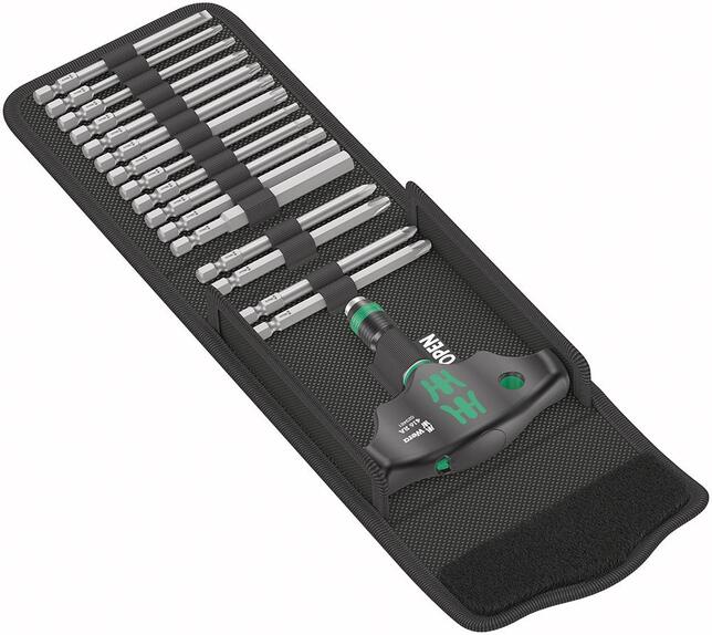 WERA Sada bitov 17 diel T-rukoväť KK 400 RA Wera