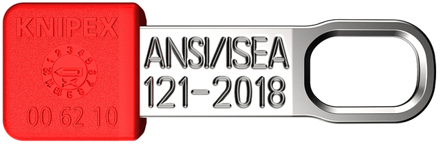 KNIPEX 00 62 10 TR TetheredTool Clips červená (10 kusov)  30 mm