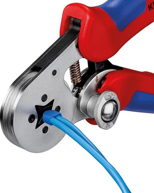 KNIPEX Kliešte krimpovacie 0,08-10/16mm2 samonastaviteľné bočné / 975504 Knipex