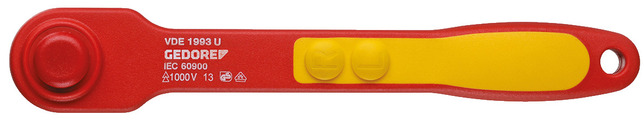 GEDORE VDE 1993 U Grzechotka prepnuteľná VDE 1/2"