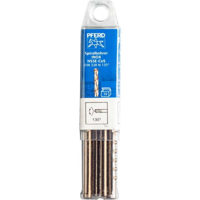 PFERD TOOLS Vrtacie a ponorné nástroje SPB DIN 338 HSSE N 4,0 INOX