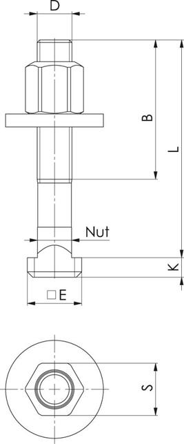 FORMAT Skrutka pre T - drážky M12x12x80mm DIN787 Format