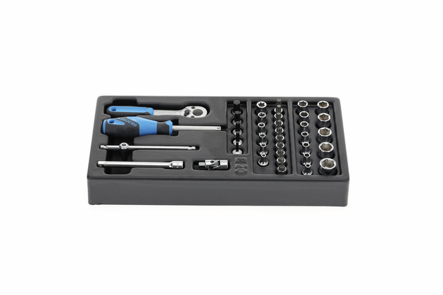 GEDORE 1500 ES-20 Sada nástrčných kľúčov 1/4" v module 1/3 ES