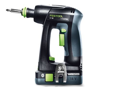 FESTOOL Akumulátorový vŕtací skrutkovač C 18 Basic-Set - 578831