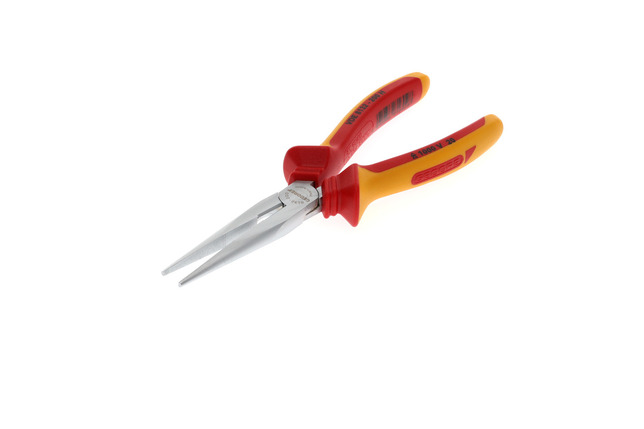 GEDORE VDE 8132-200 H Ploché okrúhle kliešte VDE s izolačným krytom 200 mm