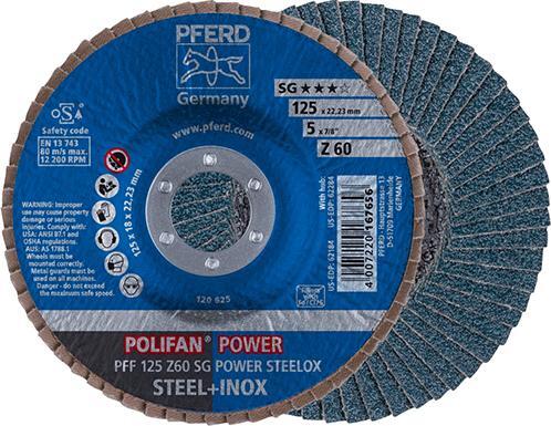 PFERD Kotúč lamelový 125 Z40 Z oceľ inox PFF SG Pferd