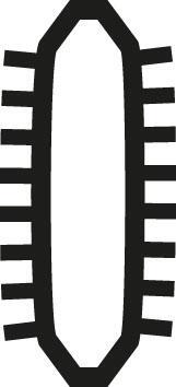 PFERD Pilník plochý list 350 karosársky zub 3 Pferd