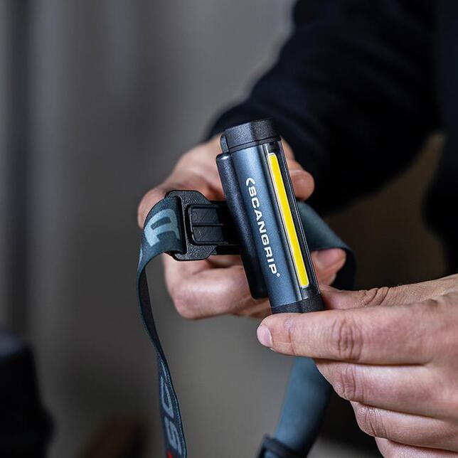 SCANGRIP Akumulátorová čelovka Flex Wear Kit 75-150 Lumen Scangrip