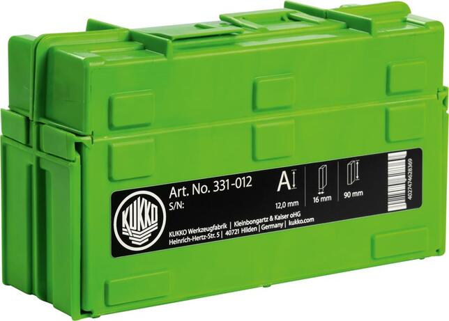 KUKKO Sada písmen 27 diel SH 3mm poniklované Turnus