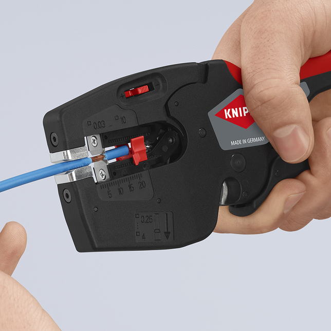 KNIPEX 12 72 190 SB NexStrip® s protišmykovými plastovými úchopmi 190 mm