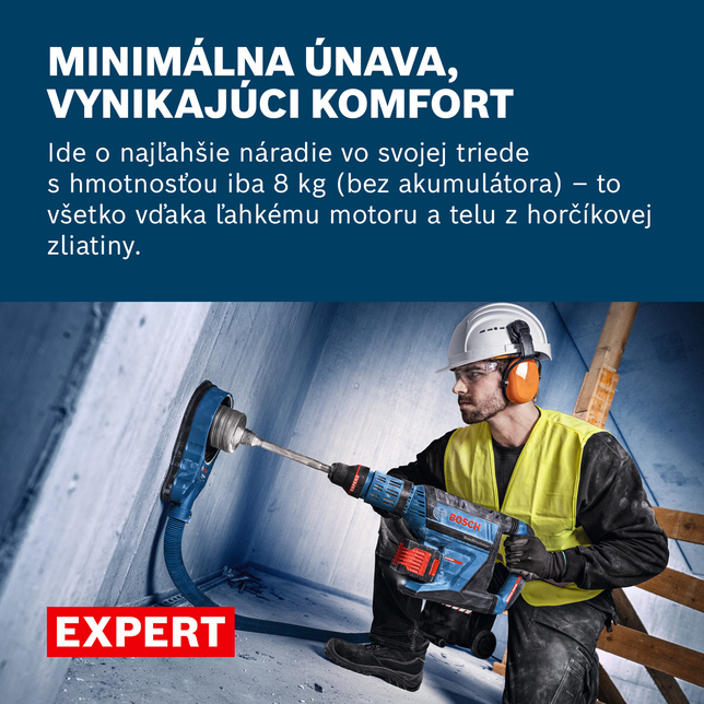 BOSCH EXPERT EXBH18V-45 - Akumulátorové vŕtacie kladivo s SDS max sólo - 0611913300