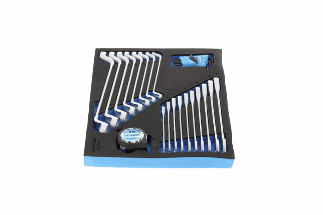 GEDORE TS CT2-7R-2 Sada kľúčov v module 2/4 kontrolných nástrojov
