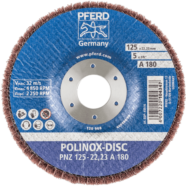 PFERD TOOLS Fleece vrstvené (netkané) náradie PNZ 125-22,23 A 180