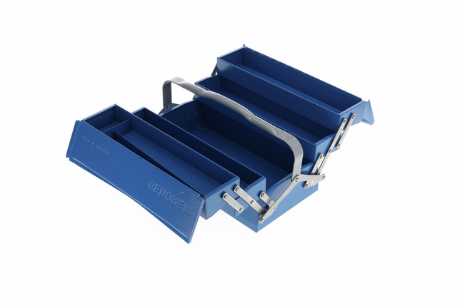 GEDORE 1265 L Nástrojová skrinka, prázdna, 5 priehradiek 210x420x225 mm