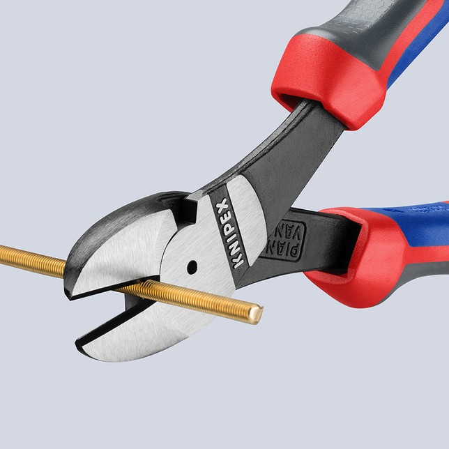 KNIPEX 74 02 180 SB Bočné cvikacie kliešte s veľkou pákovou silou čierne atramentované 180 mm