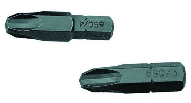 GEDORE 690 2 S-010 Bit skrutkovač 1/4", súprava 10-dielna, krížový PH 2