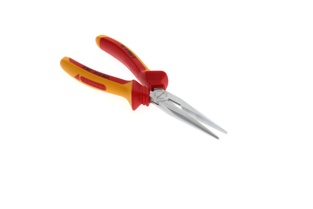 GEDORE VDE 8132-200 H Ploché okrúhle kliešte VDE s izolačným krytom 200 mm