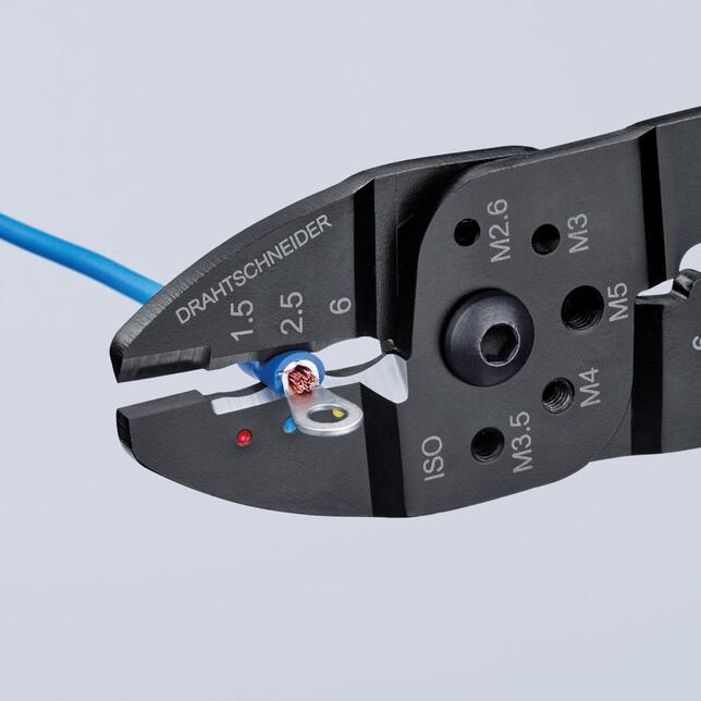 KNIPEX Kliešte krimpovacie 1,5-6,0mm2 / 9732240 Knipex