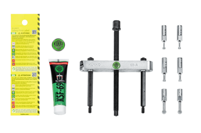 KUKKO 10-dielna sada sťahovákov guľkových ložísk &quot;Universal&quot; pre malé ložiská Ø