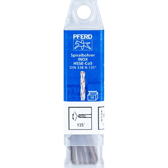 PFERD TOOLS Vrtacie a ponorné nástroje SPB DIN 338 HSSE N 1,6 INOX