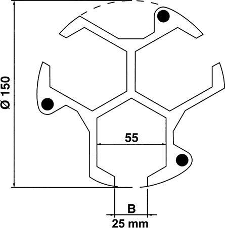 Hirt LINE Doraz obrobku 15mm Skantek
