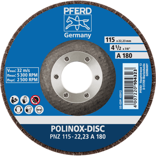 PFERD TOOLS Fleece vrstvené (netkané) náradie PNZ 115-22,23 A 180