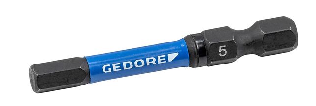 GEDORE 666 TR50 IN6-02 Sada torzných bitov šesťhranných IN 6, dĺžka 50 mm