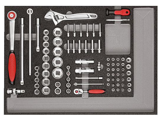 GEDORE RED Vozík dielenský 129 diel 6 zásuviek MECHANIC R21560005 Gedore Red
