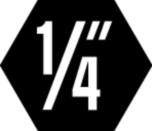 GEDORE 673 6,3 Držák na nástavce 1/4" šesťhranný - 1/4" štvorranný