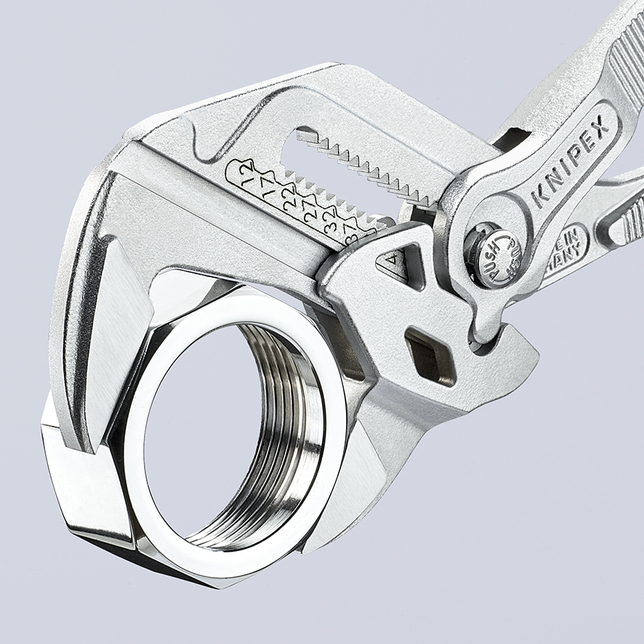 KNIPEX 86 03 250 SB Kliešťové kľúče Kliešte a kľúč v jednom náradí poplastované pochrómované