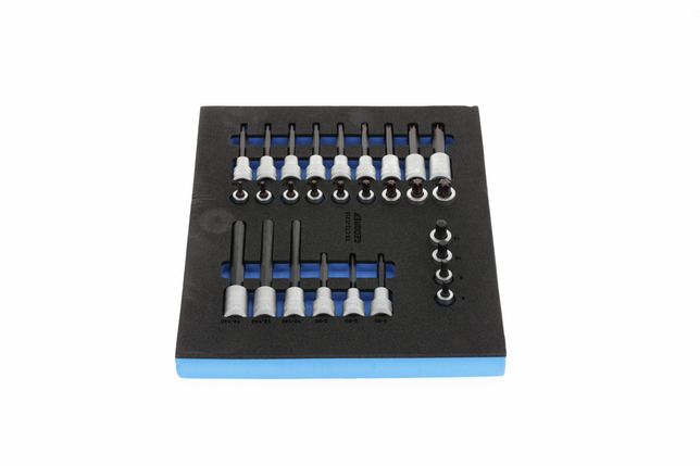 GEDORE TS CT2-ITX19 Sada bitov skrutkovača 1/2" v module 2/4 Check-Tool