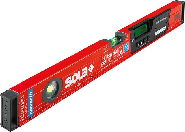 SOLA Vodováha 30cm digi REDM magnet Sola