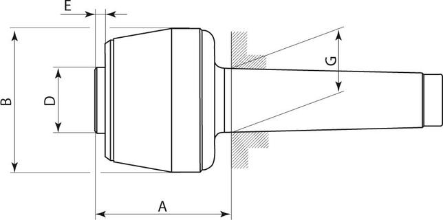 RÖHM Hrot upínací 652-20ACVL veľkosť 102 MK2 Rohm