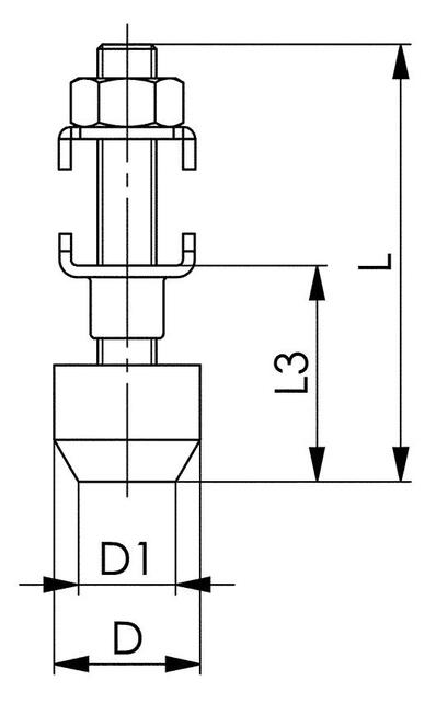 Skrutka prítlačná 6890 ESD veľkosť 2 AMF
