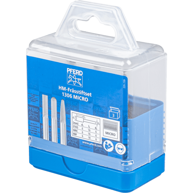 PFERD TOOLS karbidové frézy 1306 MICRO