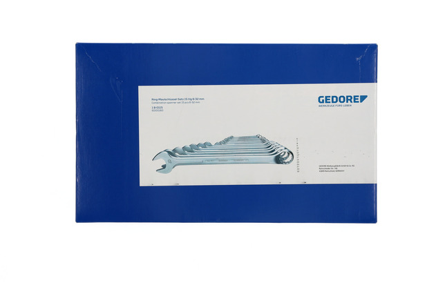 GEDORE 1 B-0115 Sada plochých a očkových kľúčov 15-dielna 6-32 mm