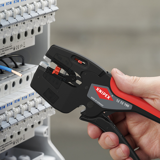 KNIPEX 12 72 190 SB NexStrip® s protišmykovými plastovými úchopmi 190 mm