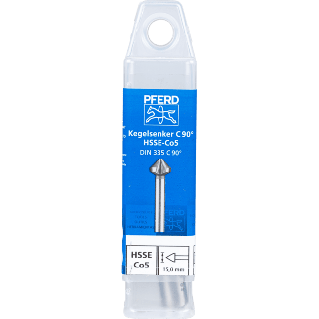 PFERD TOOLS Vrtacie a ponorné nástroje KES HSSE DIN 335 C90° 15,0