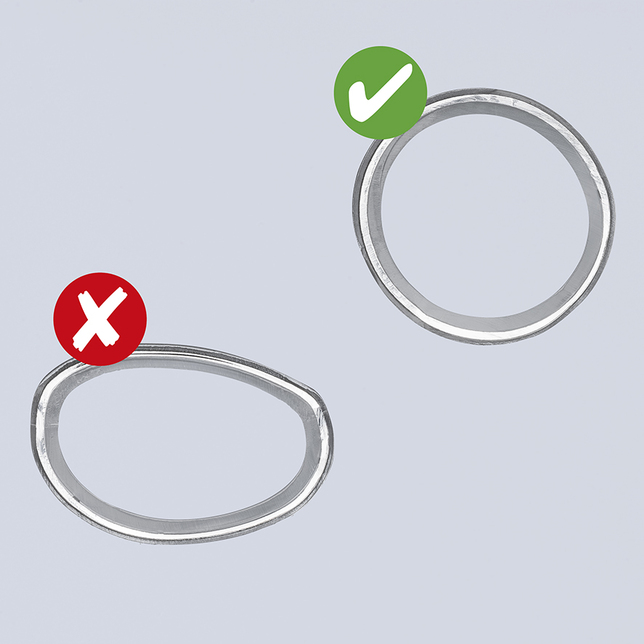 KNIPEX 90 25 25 Kliešte na rezanie rúr pre kompozitné a plastové trubky s multi-komponentnými úchopm